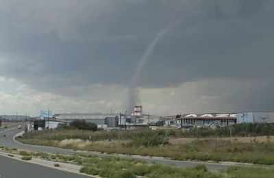 Unstable weather system brings hail, strong winds, and isolated storms to Cyprus. Photo courtesy of Kitas Weather