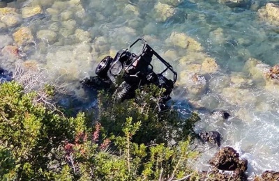 Driver lost control near ravine, police say. File photo