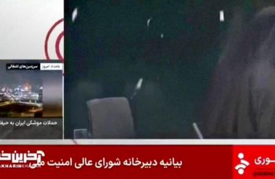 Operation “Rising Lion” targets IRIB as Israel warns of imminent nuclear threat. Photo screen captured from IRIB video.