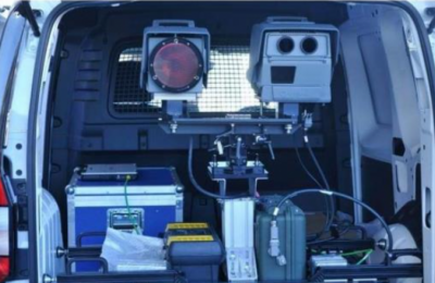 File photo of a mobile speed camera.