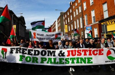 Reuters file photo showing a pro-Palestinian march in Dublin in November 2024.