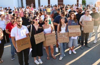 July 8th protest at the legal service offices in Nicosia