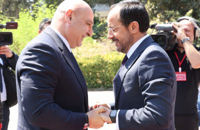 Lebanese President makes one-day visit to Cyprus for bilateral talks