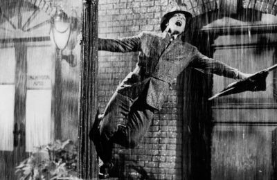 Gene Kelly's famous scene in the movie ''Singin' in the Rain'' (Facebook)
