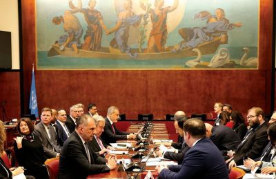 UN hosts ''unofficial express'' Cyprus conference in New York