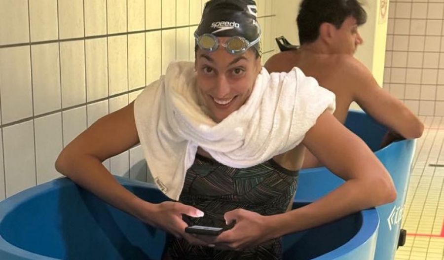 Cypriot champion finishes sixth in 100m freestyle final at World University Games. Photo courtesy of Cyprus University Sports Federation Facebook