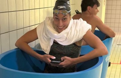 Cypriot champion finishes sixth in 100m freestyle final at World University Games. Photo courtesy of Cyprus University Sports Federation Facebook