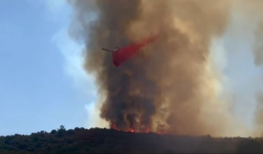  Hundreds evacuated, homes leveled, and global firefighting forces deployed in Cyprus' worst blaze in years. Photo screen captured from Atlas Fireteam Facebook video
