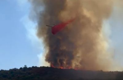  Hundreds evacuated, homes leveled, and global firefighting forces deployed in Cyprus' worst blaze in years. Photo screen captured from Atlas Fireteam Facebook video