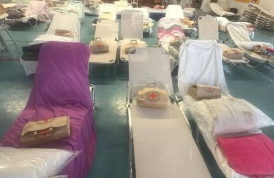 Cyprus Red Cross pauses donations as massive public support fills urgent needs from wildfire relief efforts. Photos courtesy of Cyprus REd Cross Society Facebook