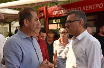 ''Now is the time for solidarity, we are ready to help.'' CTP General Chairman Tufan Erhürman said in a statement from the fire area in Limassol.