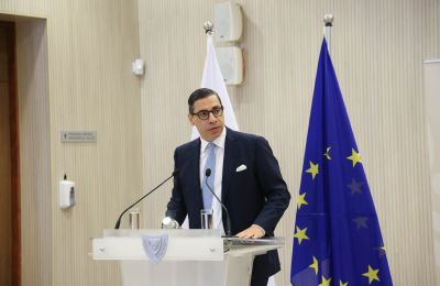 Palestinian Ambassador Urges Cyprus to Support Gaza Humanitarian Efforts. Photo credit: Andreas Loucaides/PIO