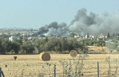Waste blaze in Polemidia under control, but cleanup will take time