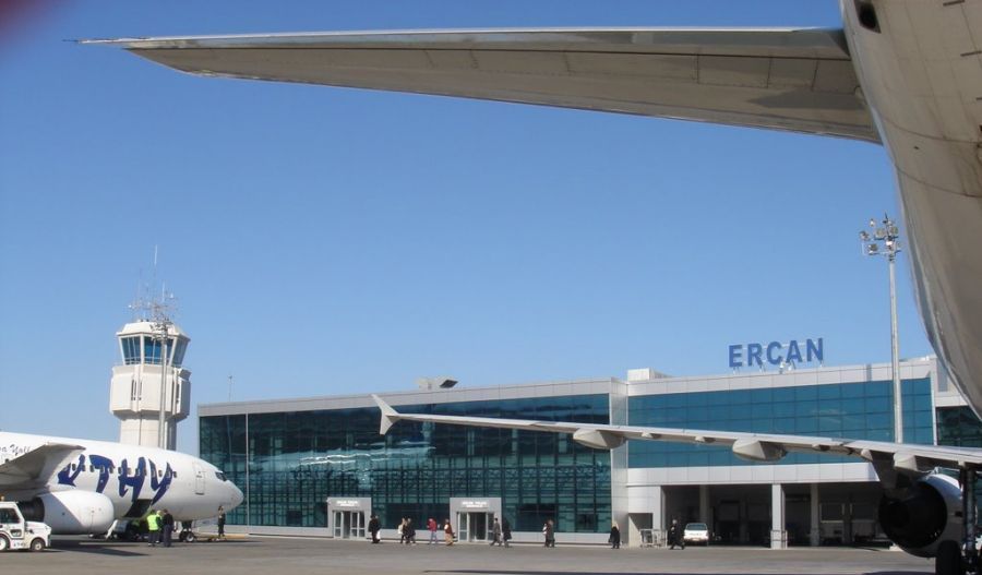 Flights operate via Turkey to airport in island’s occupied north as part of tourism push. File photo