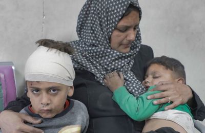 Labeling booing as a pogrom diminishes the reality of true mass violence. Photo credit: UNICEF/Mohammed Nateel via news.un.org