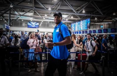 Greek national basketball team touches down in Cyprus ahead of EuroBasket 2025