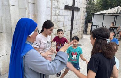 Gaza clergy vow to stay in church compounds despite evacuation calls. Photo courtesy of Vaticannews.va