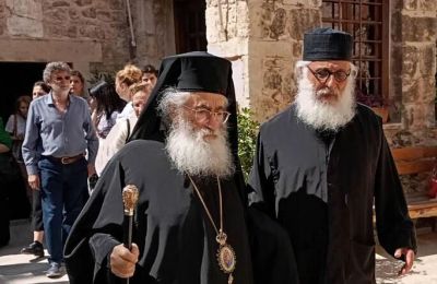 Abbot warns his life is in danger during monastery leadership crisis. Photo courtesy of Friends of Mount Sinai Monastery Facebook.