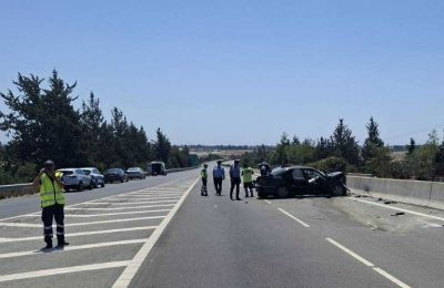 Head-on collision near Larnaca airport turns fatal (photos)