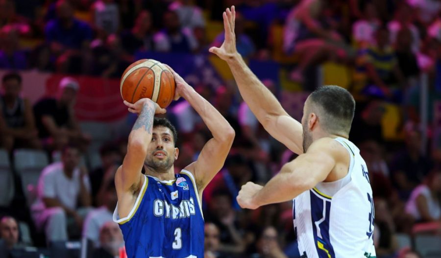 Cyprus opens EuroBasket campaign with a strong effort despite loss to Bosnia and Herzegovina. Photo courtesy of CBF.basketball