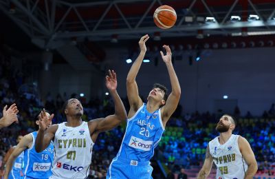Greece cruises past Cyprus 96-69 in Limassol at EuroBasket 2025. Photos courtesy of Cyprus Basketball Federation Facebook