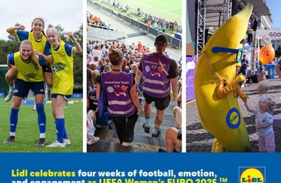 Lidl celebrates four weeks of football, emotion, and engagement as UEFA Women’s EURO 2025TM comes to an end
