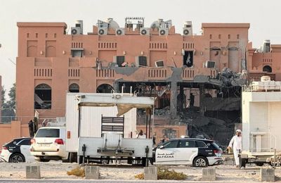 Doha residents shaken as Qatar decries Israeli airstrike on Hamas leadership. Photo courtesy of Ibraheem Abu Mustafa/REUTERS
