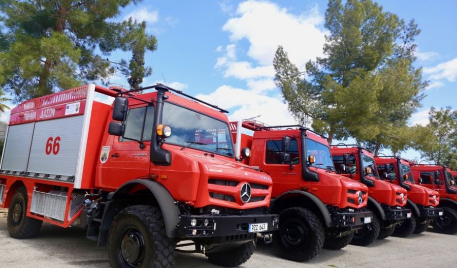 Photos of Cyprus fire trucks by Philippos Christou
