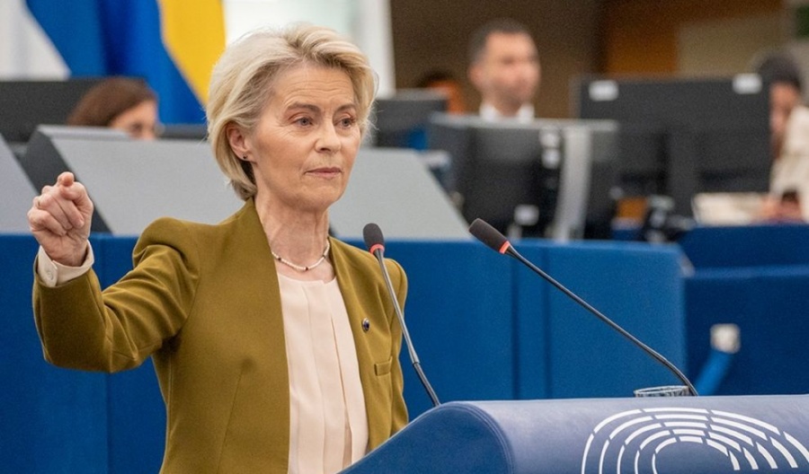 Von der Leyen announces EU sanctions on Israel, aid measures for Gaza. Photo credit: European Parliament Facebook