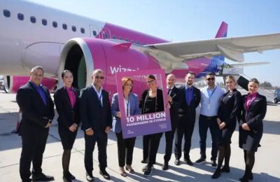Wizz Air Celebrates Huge Milestones of 10 Million Passengers in Cyprus and 5 Years of Operations at its Larnaka base With a Day Full of Surprises!