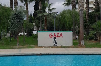 Government calls anti-Gaza war graffiti hate speech, orders them erased