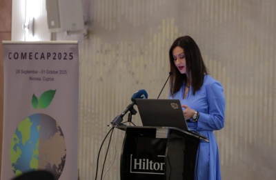 COMECAP 2025 conference in Nicosia showcases Cyprus’ efforts to merge scientific research with practical climate solutions. Photo courtesy of Gov.cy