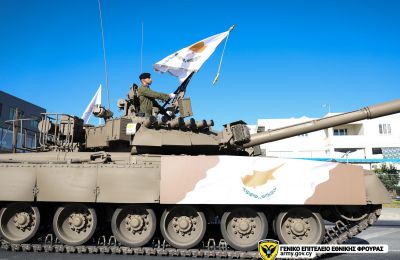 Parade in Nicosia highlights Cyprus-Greece defense partnership. Photo courtesy of NationalGuardCY Facebook
