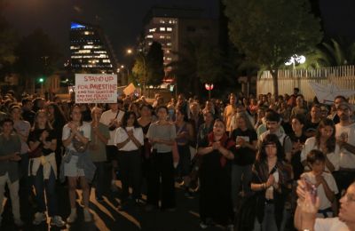 Tensions flare at rally backing Global Sumud Flotilla