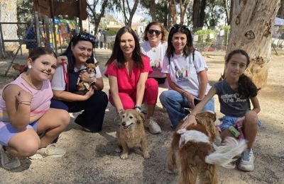 Cyprus' Minister of Agriculture joins volunteers on World Animal Day