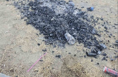  Municipality condemns repeated acts of destruction at Salaminos Street Park, calls for public vigilance. Photos courtesy of @DemosLakatameias Facebook