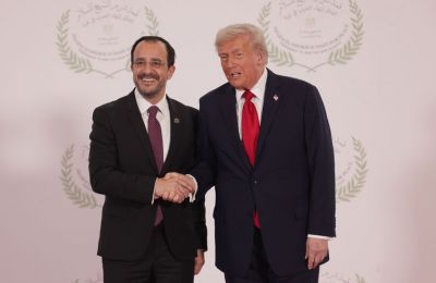 Trump, Christodoulides discuss Cyprus issue at Gaza summit