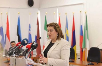 Education Minister Athena Michaelides file photo