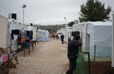 File photo of a migrant/refugee camp in Greece Unsplash