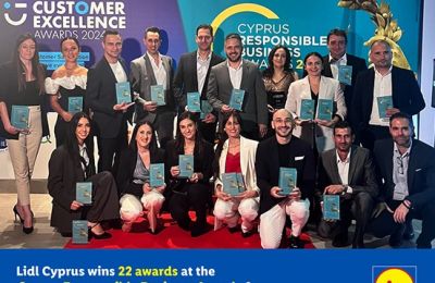 Lidl Cyprus wins 22 awards at the Cyprus Responsible Business Awards & Cyprus Customer Excellence Awards 2024