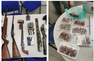 Authorities seize large cache of wildlife in major anti-poaching raids. Photo credits: Cyprus Police