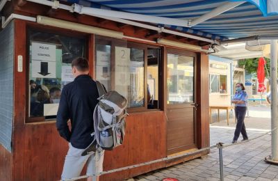 Checkpoint delays continue to impact patients despite calls for faster processing. File photo