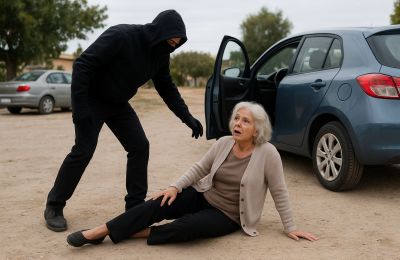 Victim hospitalized following theft of phone, handbag, and cash in Paphos. Photo credit: AI