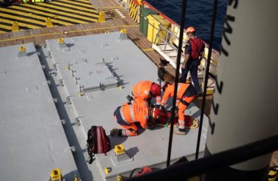 Bulgarian national pulled from the sea as authorities probe circumstances of fatal incident. Photo credit: @CyprusJRCC Facebook video 