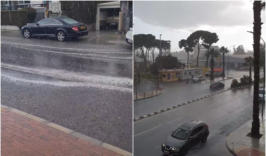 Heavy rain hits Limassol as weekend weather turns unstable