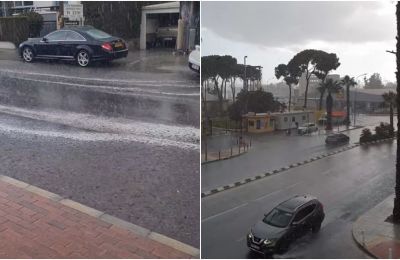 Heavy rain hits Limassol as weekend weather turns unstable