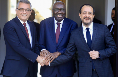 Cyprus leaders meet for first time under UN watch, eye December talks