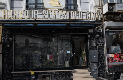 Photo of the hotel in Istanbul where the family died. Photo courtesy Chris McGrath/Getty Images