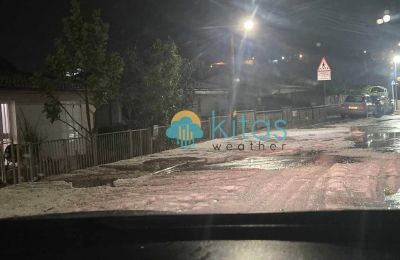 Sudden hailstorms blanket Limassol and Larnaca