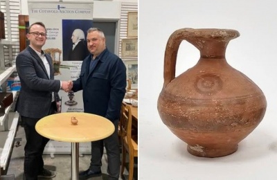 Collaboration between Cyprus and UK auction house ensures safe repatriation. Photo credit: @DEPARTMENTOFANTIQUITIES Facebook